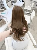 盛れるうるツヤくびれヘア＊ブリーチなしカラーヘーゼルブラウン