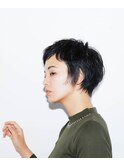 NiL ベリーショート ブルージュ うぶバング 眉上アッシュ