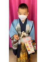 ハナココ 水戸店(hana Coco)&nbsp;七五三5歳ヘアセット 着崩れしない着付け 水戸 大工町