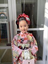矢島美容室 荻窪店&nbsp;7歳七五三【ヘアメイク着付け18700円】日本髪は+2200円
