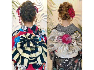 綺麗で落ち着いた上質空間が自慢のヘアセット&着付け専門店★