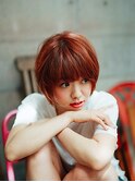 ☆ビビットオレンジで決まるモードボブ☆