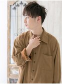 男前に仕上げる！抜け感ツーブロックマッシュc