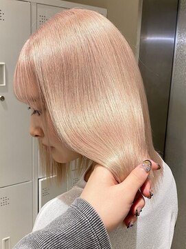 ベレーザ 渋谷(BELEZA) ba1567ホワイトミルクティーホワイトブリーチコリアンスタイル