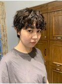 マッシュショート/ウェーブヘア