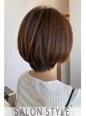 プレミアムトリートメントとツヤカットのすっきりショートボブ