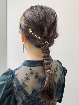 ネリー 銀座(NERIE) 金箔ご用意あり◎お呼ばれヘアセット【銀座ヘアセット】