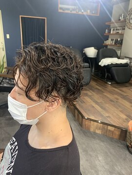 フラット(flat) ツーブロックパーマ