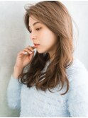 ロング×ナチュラル×ベージュ..
