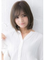 ジェコ(gecko)&nbsp;【gecko.武蔵小山】鎖骨レングスのミディアムスクエアレイヤー