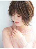 外はね・ショートボブ・アヴェダオーガニックカラー・髪質改善