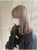 D’na×あかり トリプルカラーでくすみベージュ