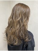 20代30代大人可愛いダブルカラーブリーチイルミナカラー【上野】