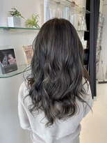 ドロップ&nbsp;ハイライト×グレージュカラー