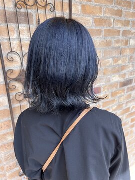 シャンティ 琴似店(Shanti) ブリーチ1回ブルーブラック