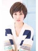 [shiomi H]ボーイッシュ女子に◎斜めバング×ラフなショート
