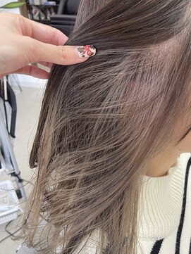 ミリ 奈良店(mm) ミルクティーベージュ/透明感カラー/韓国/髪質改善/奈良駅/奈良/