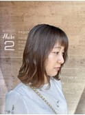 Suustyle/切りっぱなしボブ/ゆるふわ