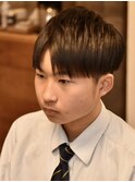 抜け感コンマバングマッシュ【メンズカット/メンズヘア】