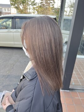 リ シャルム バイ エニーハウ 南七日町店(Re charm by anyhow) 王道ミルクティーベージュ流れ前髪