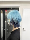 水色×ネイビー