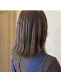 結べる外ハネスタイル