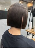 【GEEKS渋谷】切りっぱなしボブ/アッシュブラウン/イメチェン/夏