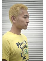 ジーン カットクラブ(GENE CUTCLUB)&nbsp;金髪ショートオールバック