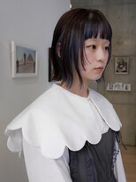 オーオ シカシカ(OOO YY)&nbsp;ブルーグレージュ×ボブレイヤー×顔周りデザイン