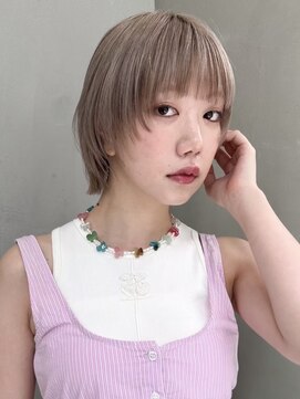 ギークス(GEEKS) 【GEEKS渋谷】秋カラー/初ブリーチ/ミルクティー/ショートウルフ