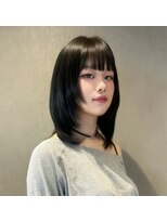 リア(Li'a) レイヤー+韓国スタイル+ダークブラック