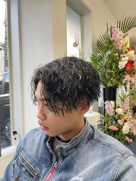 メンズ【縦落ちツイストスパイラル】