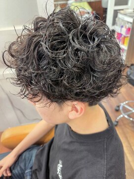 メンズカット/パーマ/ツイストスパイラル/波巻き