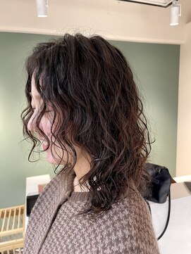 サラジュ 梅田店(SARAJU) saraju サブリ　くせ毛風ウェーブ　ダメージレスパーマ