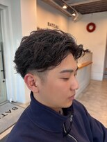 バトー バイ トリコ 船橋北口店(BATEAU by tricot)&nbsp;メンズ × オールバックパーマ