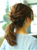 ■普段使いも◎ローポニーヘアアレンジM.SLASH自由が丘15-3