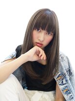 リス 恵比寿(Liss)&nbsp;透け感アッシュグレー×ナチュラルストレート【Liss】