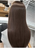 赤味消し透明感ブラウン