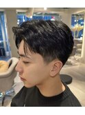 爽やかショートセンターパート