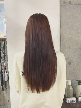 ヴィアラ(Hair Make ViaLa) 上質ストレートヘア/抜け感ブラウン/サラ艶ロング/髪質改善