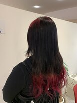 アズールサン 草加西口店(azule-sun)&nbsp;デザインカラー,ビビットピンク,裾カラー【草加】