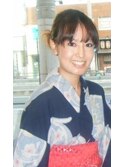 浴衣に似合うアップスタイル