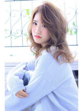 オンリエド ヘアデザイン(ONLIed Hair Design) 【ONLIed】ことりベージュ×色っぽミディアム