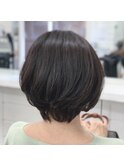 ショートボブ/30代40代/姪浜