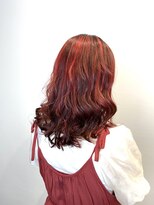 アヤナ バイ アヤラ(ayana by ayala)&nbsp;派手髪レッドハイライト[アヤナ 浦安店 千葉県]