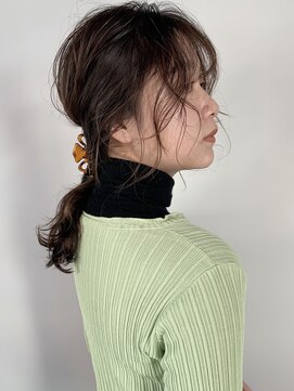 コフィー バイ メルト 吉祥寺(cofy by melt) 【佐々木莉子】レイヤー透け感オリーブベージュ小顔ハイライト