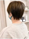 福山市ショートヘア人気Caary /ショートボブ/ベリーショート