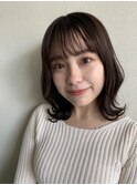 大人愛されミディアムヘア【apish長谷川祐三】