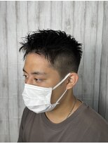 ビューティドレッセヤマノ 池袋パルコ(Beauty Dresse YAMANO)&nbsp;【MEN'S HAIR】【メンズ】【フェード】アップバングショート★