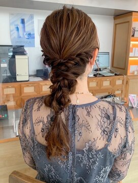 ユラギフロムユイマァル 水島店(YURAGI from YUIMARL) あみおろしヘアセット